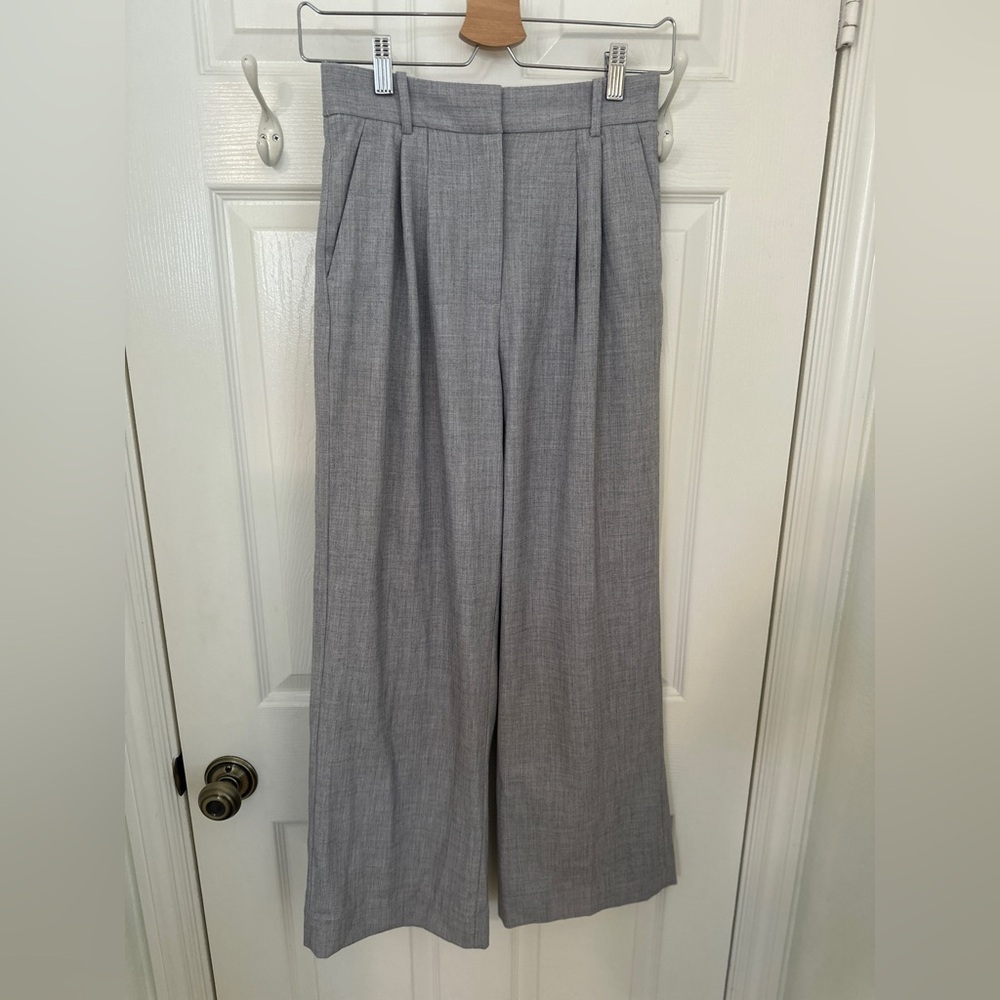 Abercrombie & Fitch Light Gray Trousers